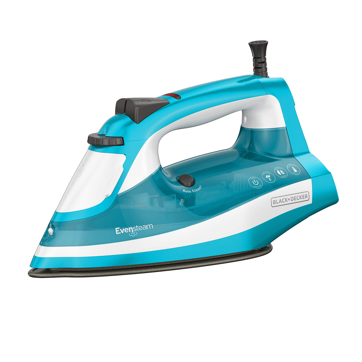 BLACK+DECKER IR16X front view showing ergonomic design for easy ironing