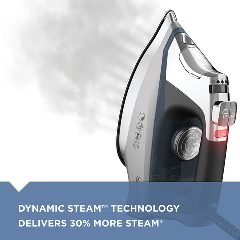 BLACK+DECKER Allure iron emits dynamic steam to tackle wrinkles efficiently