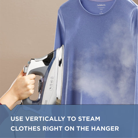 BLACK+DECKER Allure adjustable temperature and steam controls for fabrics