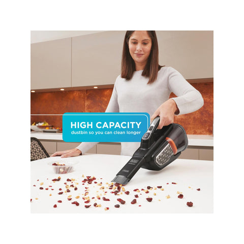 BLACK+DECKER Dustbuster power boost mode tackles bigger spills