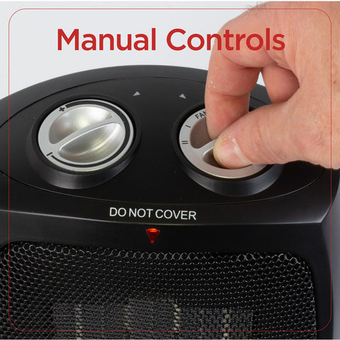 BHDC201 thermostat controls emphasize adjustable warmth for your workspace.