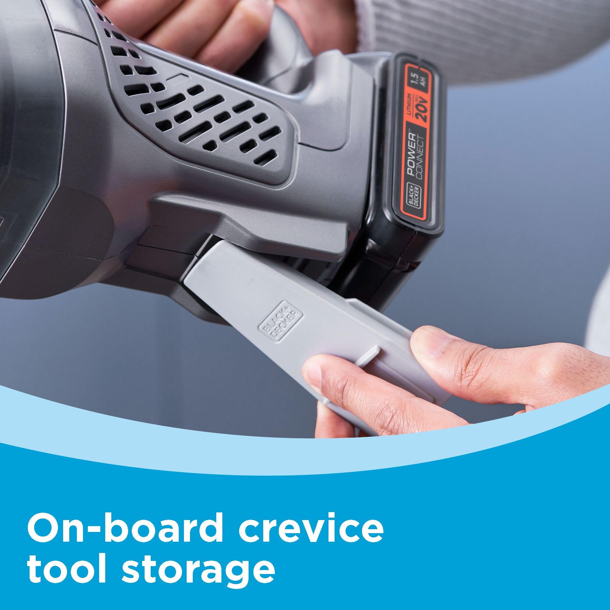 Car interior cleaning with cordless freedom