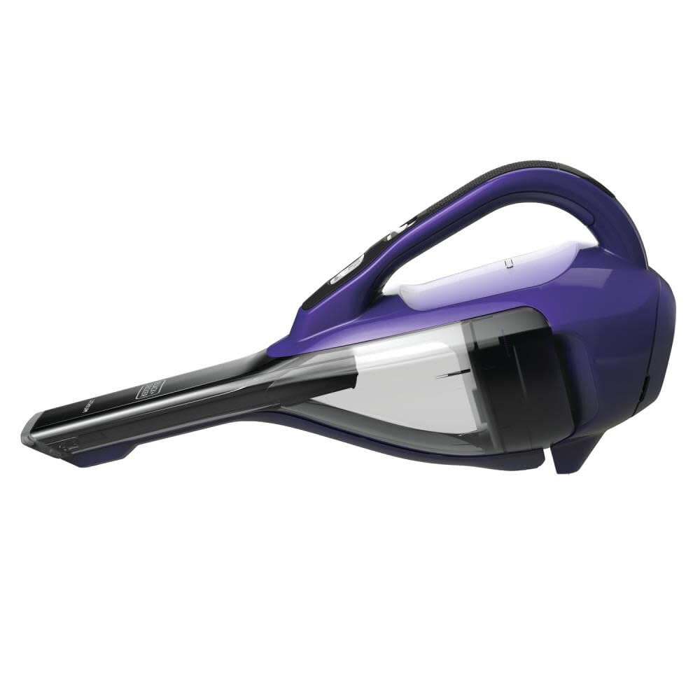 Translucent bagless dust bowl on FurBuster for easy emptying