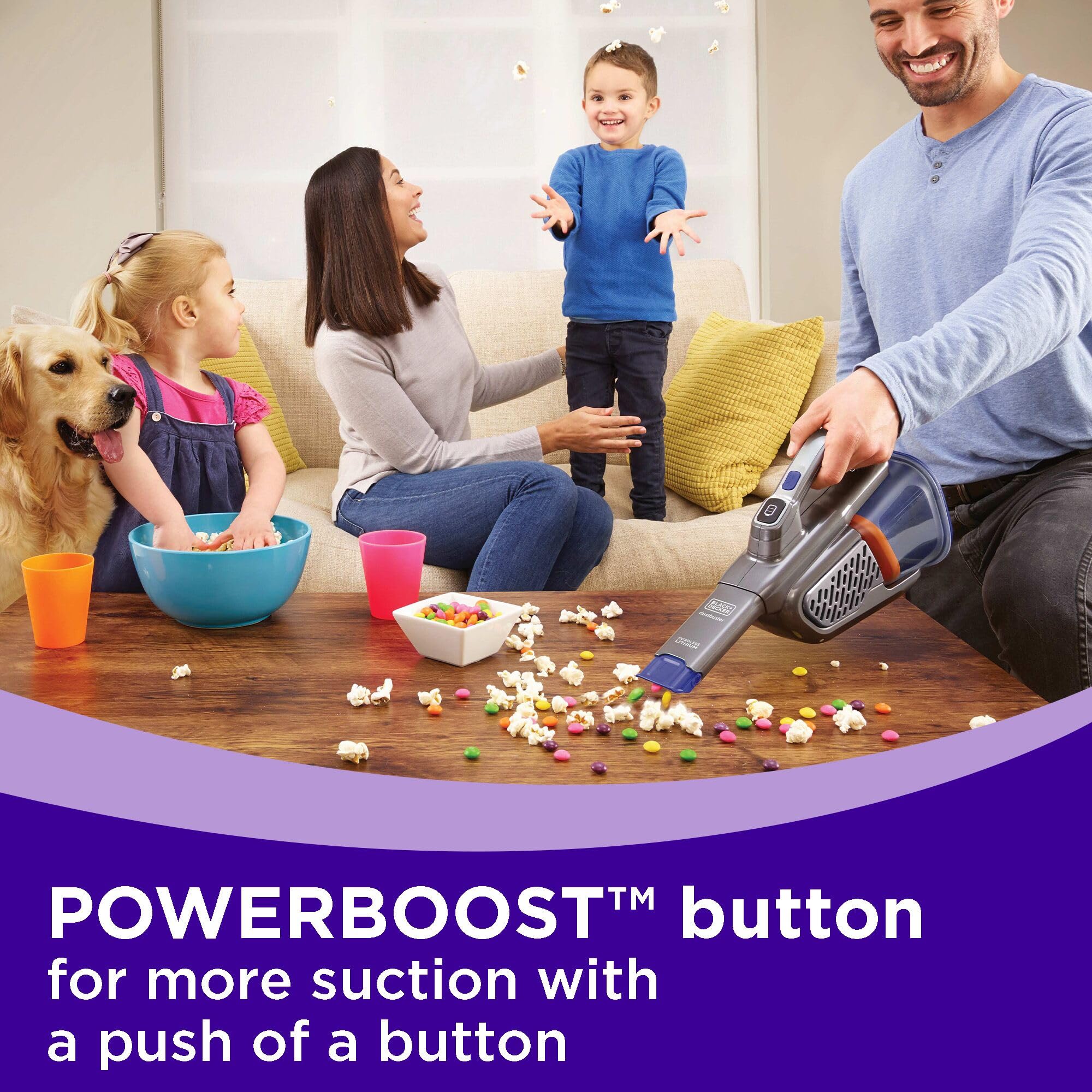 Compact cordless design for convenient cleaning anywhere