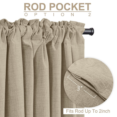 Blackout Shield rod-pocket detail for easy installation