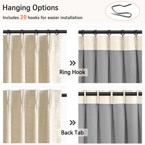 100% Blackout Shield full blackout curtains deliver light blocking and temperature balance for comfortable rooms.