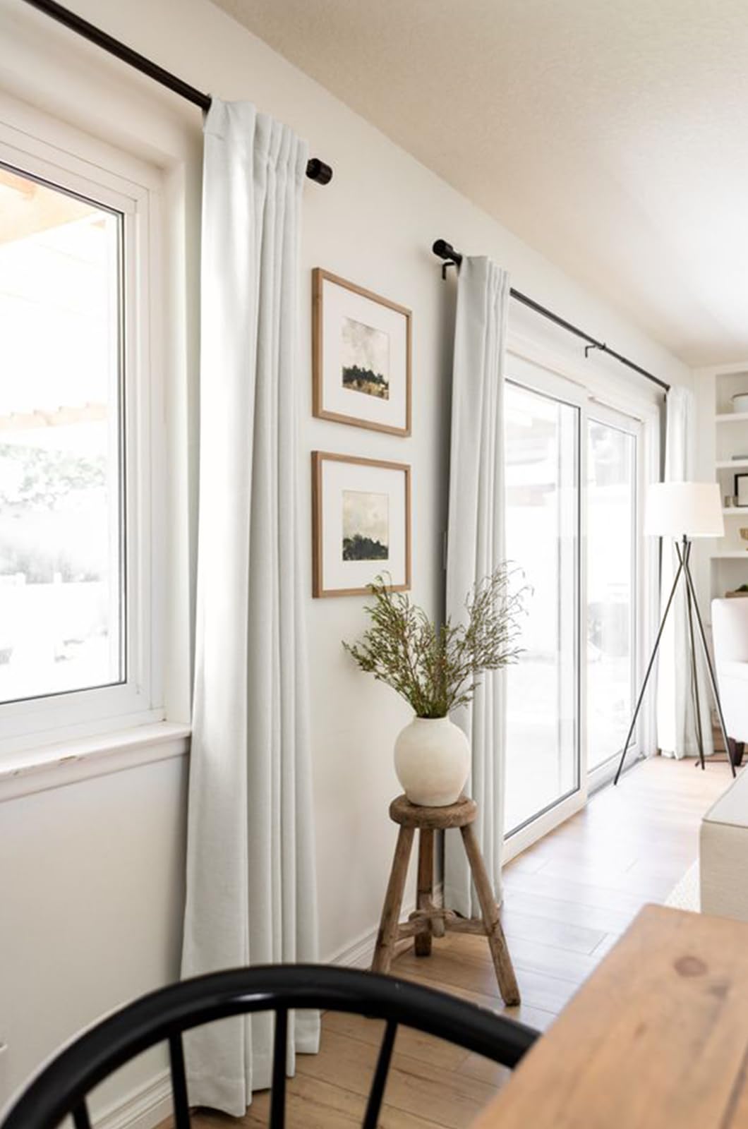 Blackout Shield linen-look fabric adds soft texture and timeless style.
