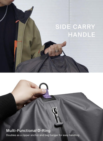 BlackVoyage carry-on friendly bags fit in small luggage