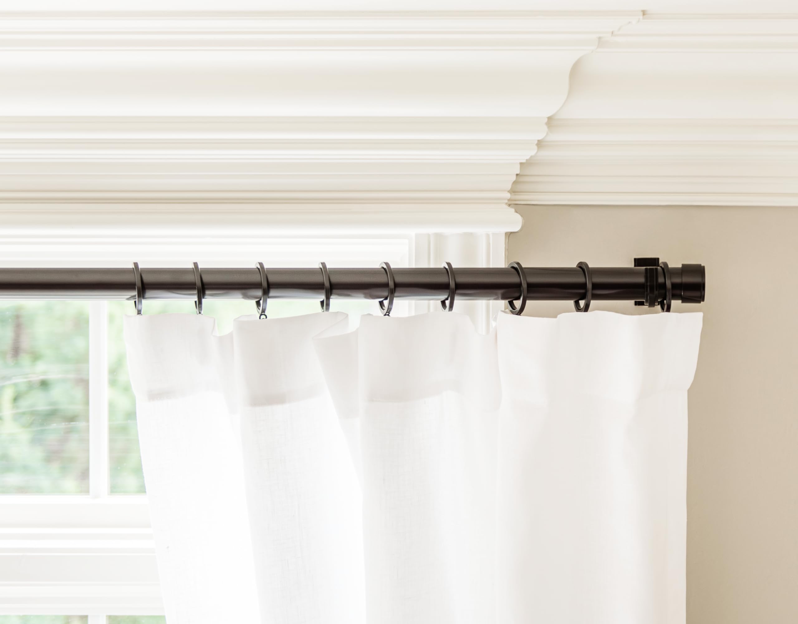 BLASTHOME two-curtain setup using 18 rings for a full look