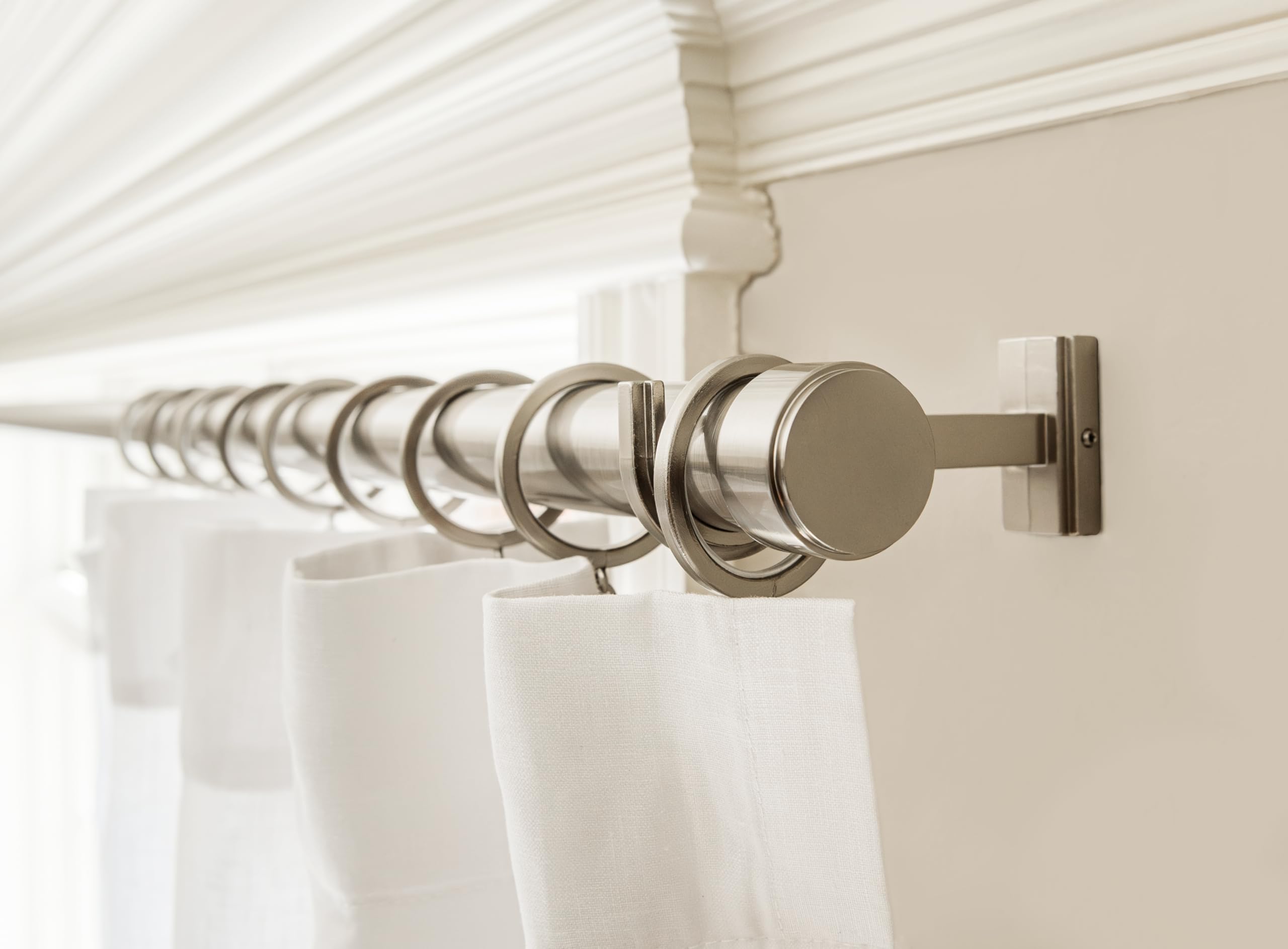 BLASTHOME rings designed for two curtains providing balanced look and glide