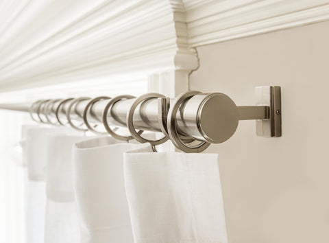 BLASTHOME rings designed for two curtains providing balanced look and glide
