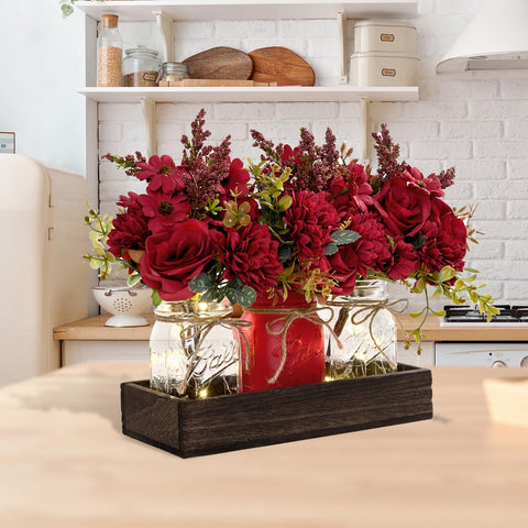BLEUM CADE mason jar vase and storage option included
