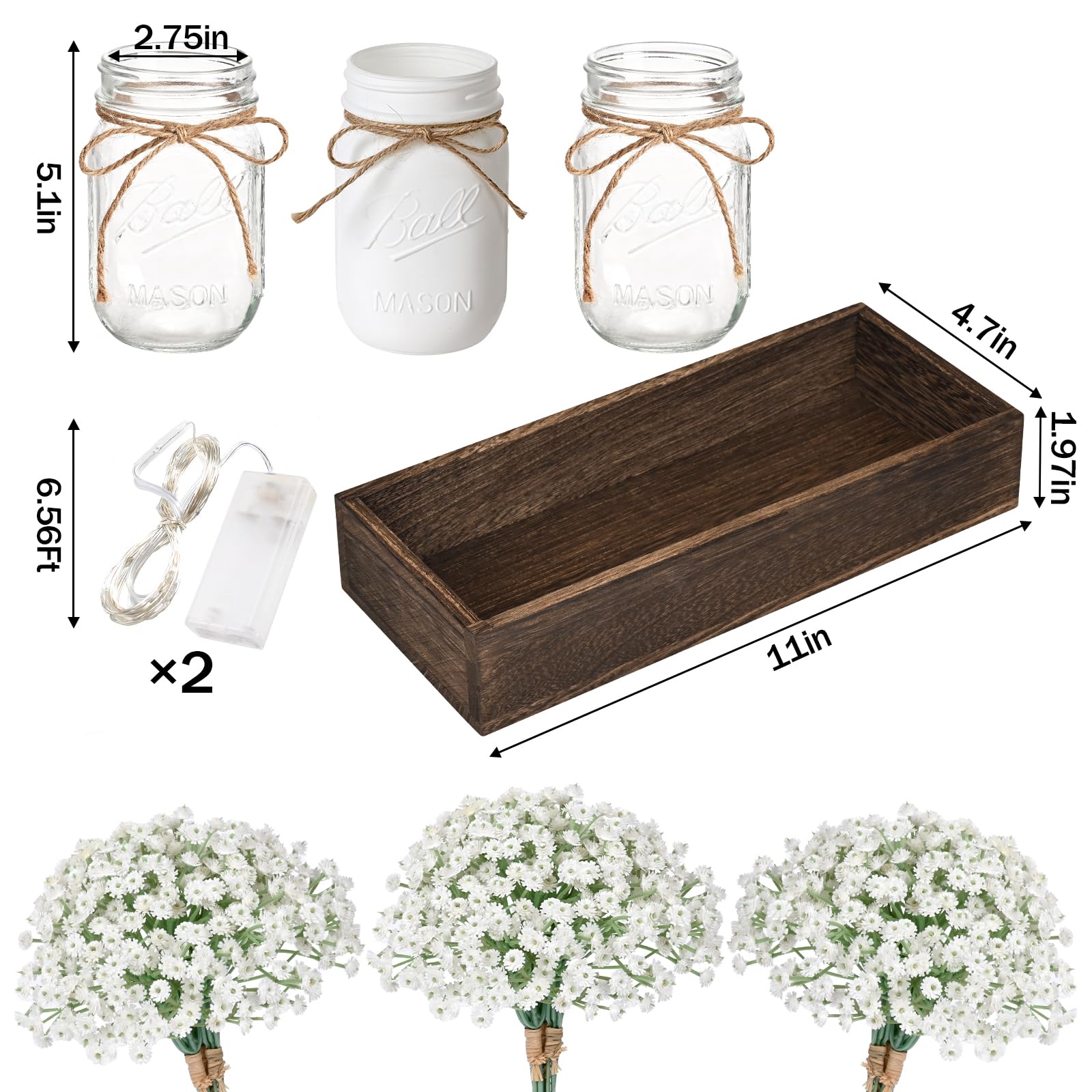 BLEUM CADE wooden tray decor enhances surface organization and style