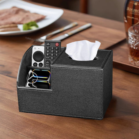BLIENCE multi-functional cover stores tissues, remotes, and phones