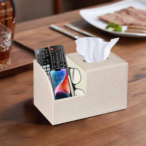 BLIENCE tissue box cover embossed pattern adds decorative style