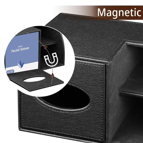 BLIENCE square tissue box cover complements nightstand decor