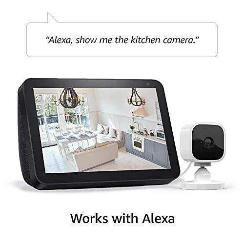 Blink Mini with Alexa integration for hands-free control and streaming.