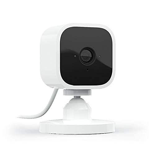 Blink Mini 1080p indoor camera provides clear day and night monitoring.