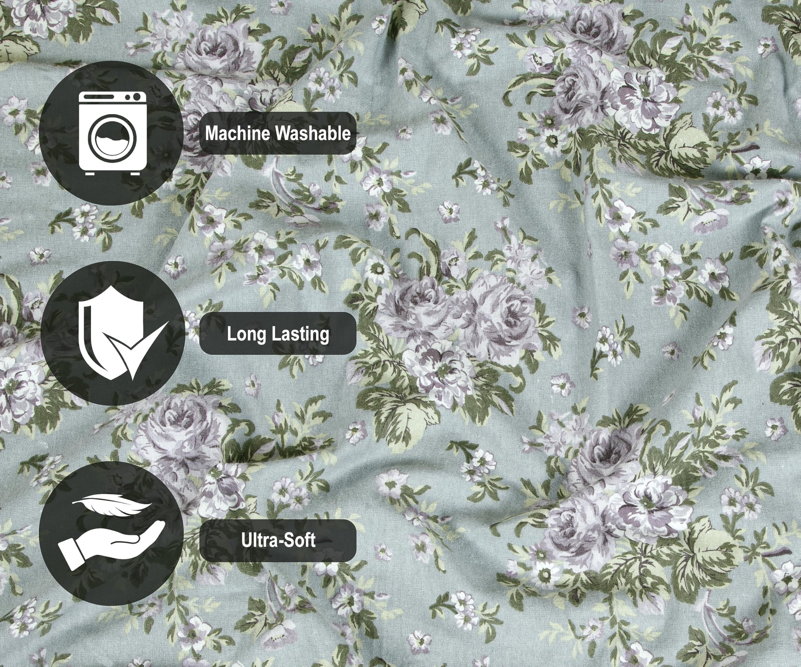 Bliss Casa Blossom pillowcases 20x30 provide smooth, cozy coverage.