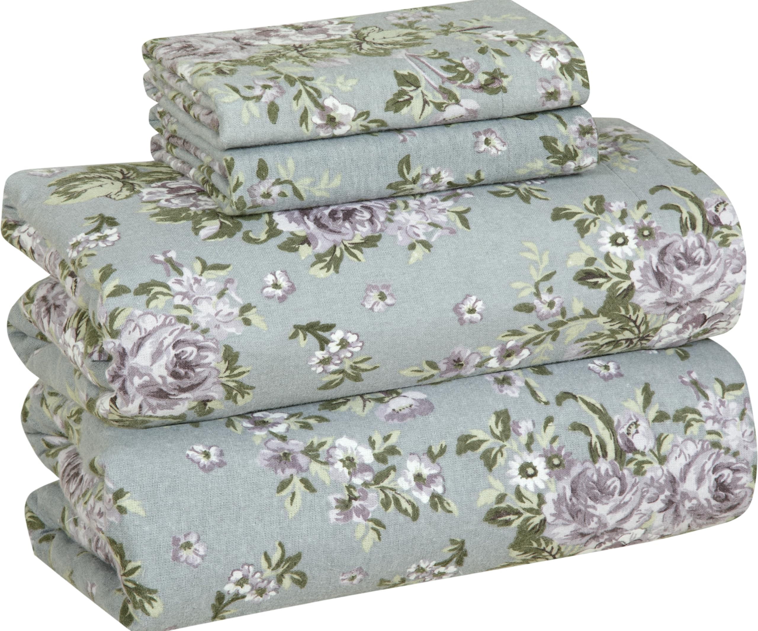 Bliss Casa Blossom queen flat sheet delivers soft, breathable comfort.