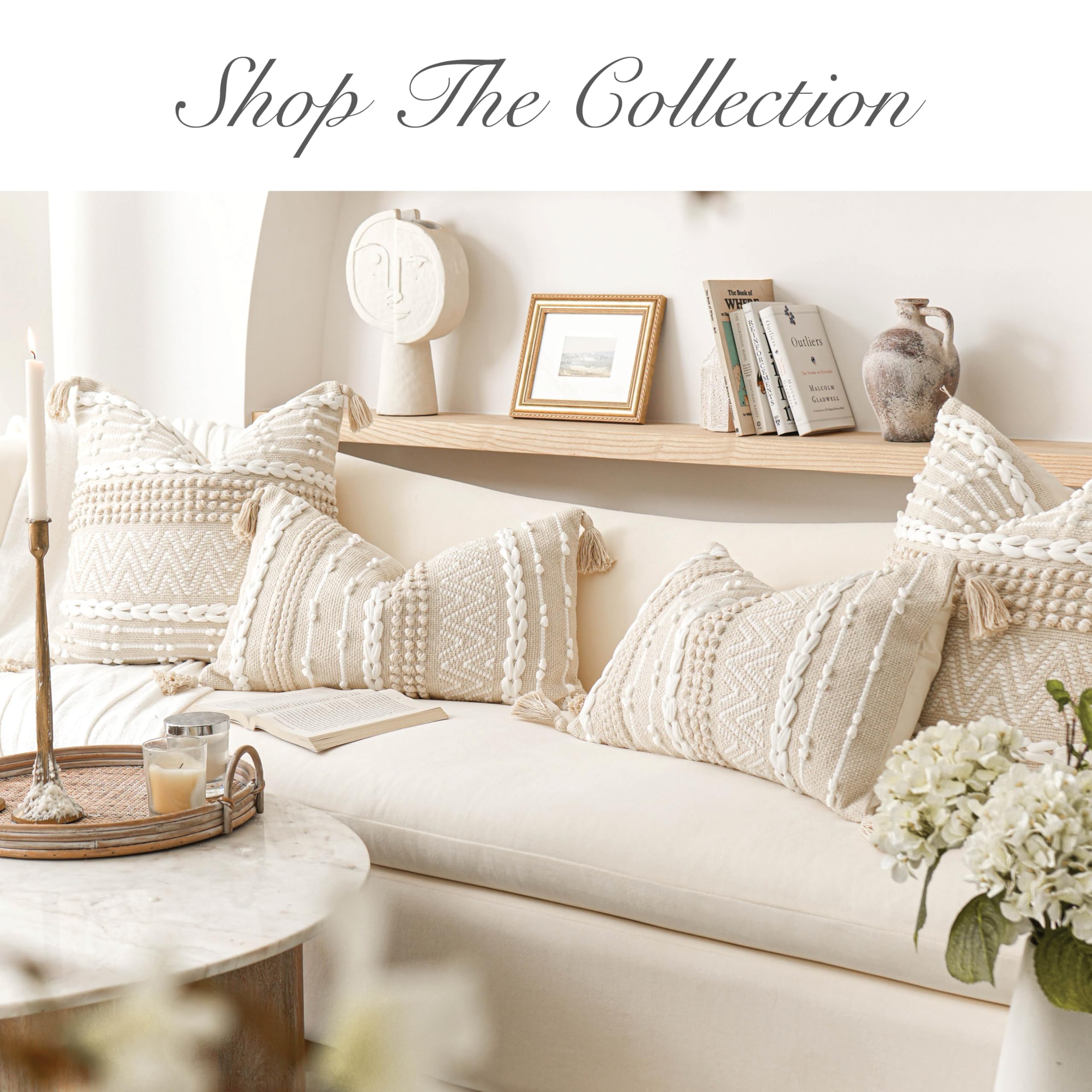 BlissBlush bedroom and living room accents create a welcoming focal point.