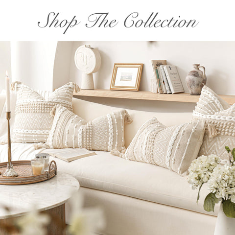 BlissBlush bedroom and living room accents create a welcoming focal point.