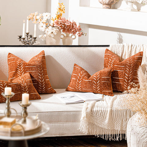 BlissBlush chenille fabric close-up showcases soft, plush feel and warmth