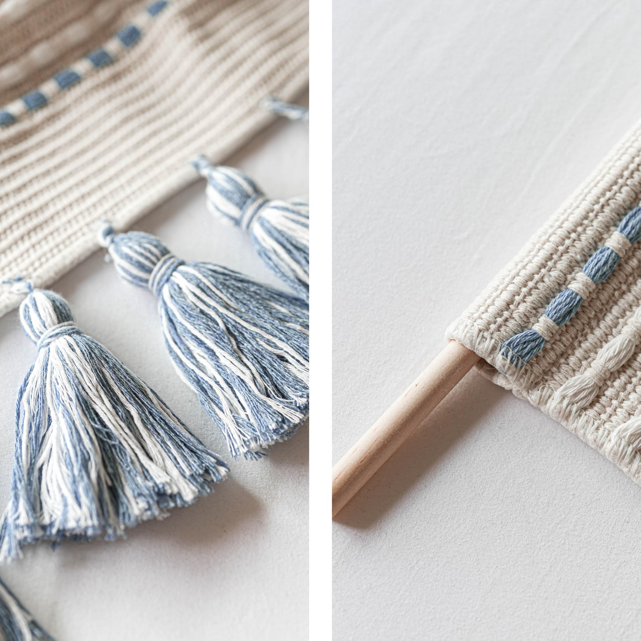 BlissBlush dorm or nursery boho hanging brings warmth to small spaces.