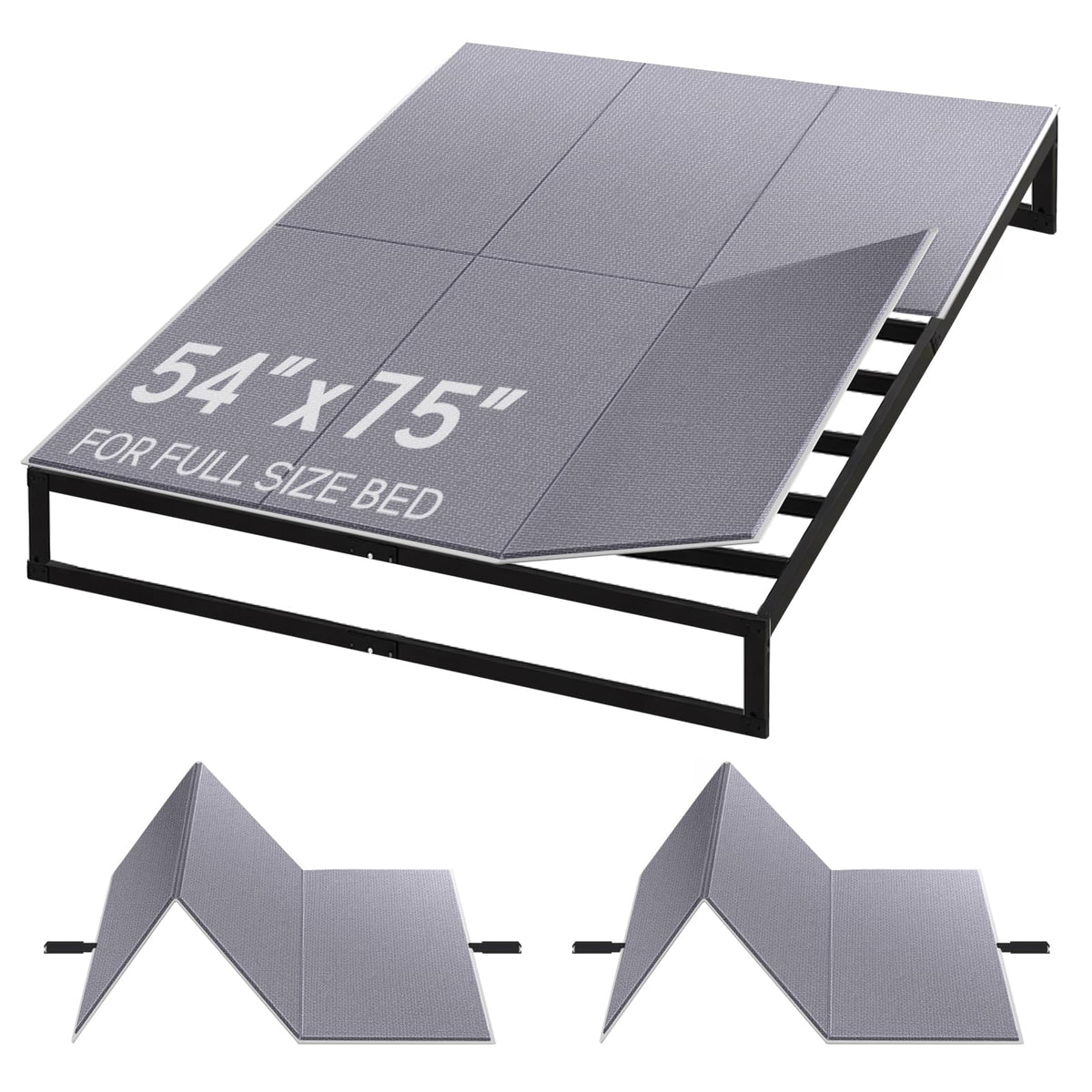 BlissBoard Bunkie Board full-size setup for stable platform bed base