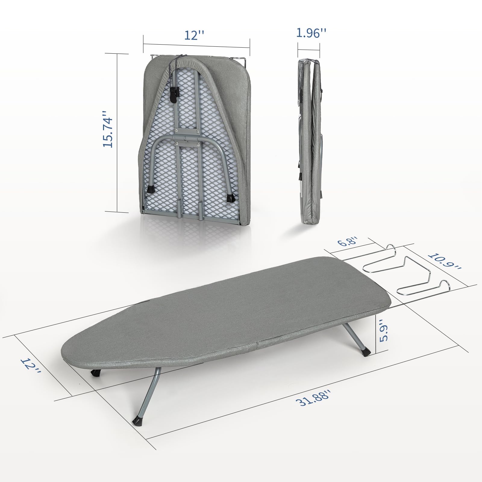BlissBoard iron rest keeps iron secure on any work surface