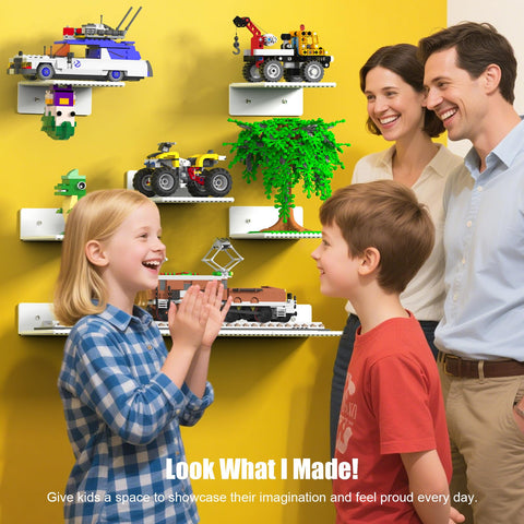 Versatile BlissBox wall decor and display solution for bedrooms or playrooms.