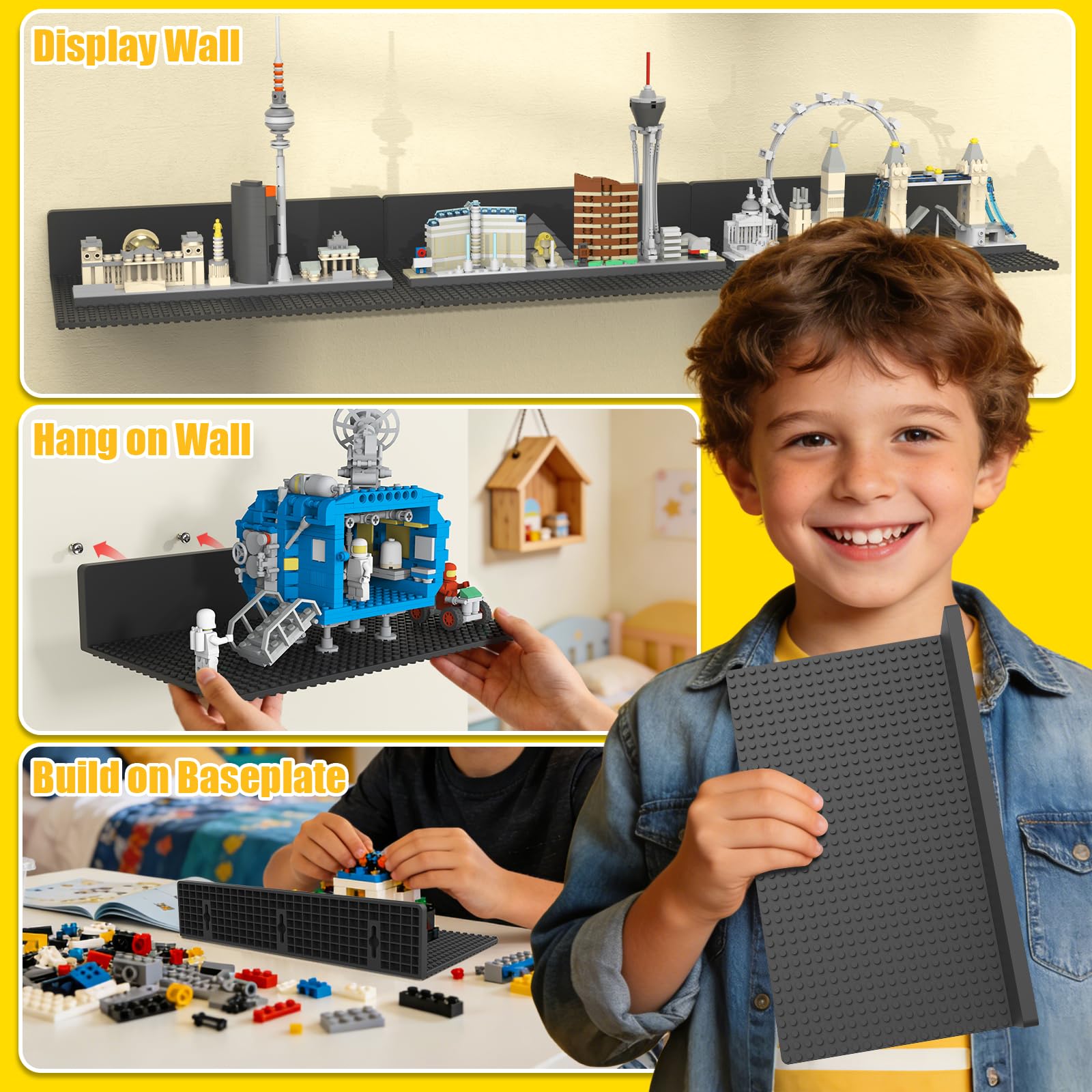 BlissBox ABS material yields durable, smooth-edged display shelves.