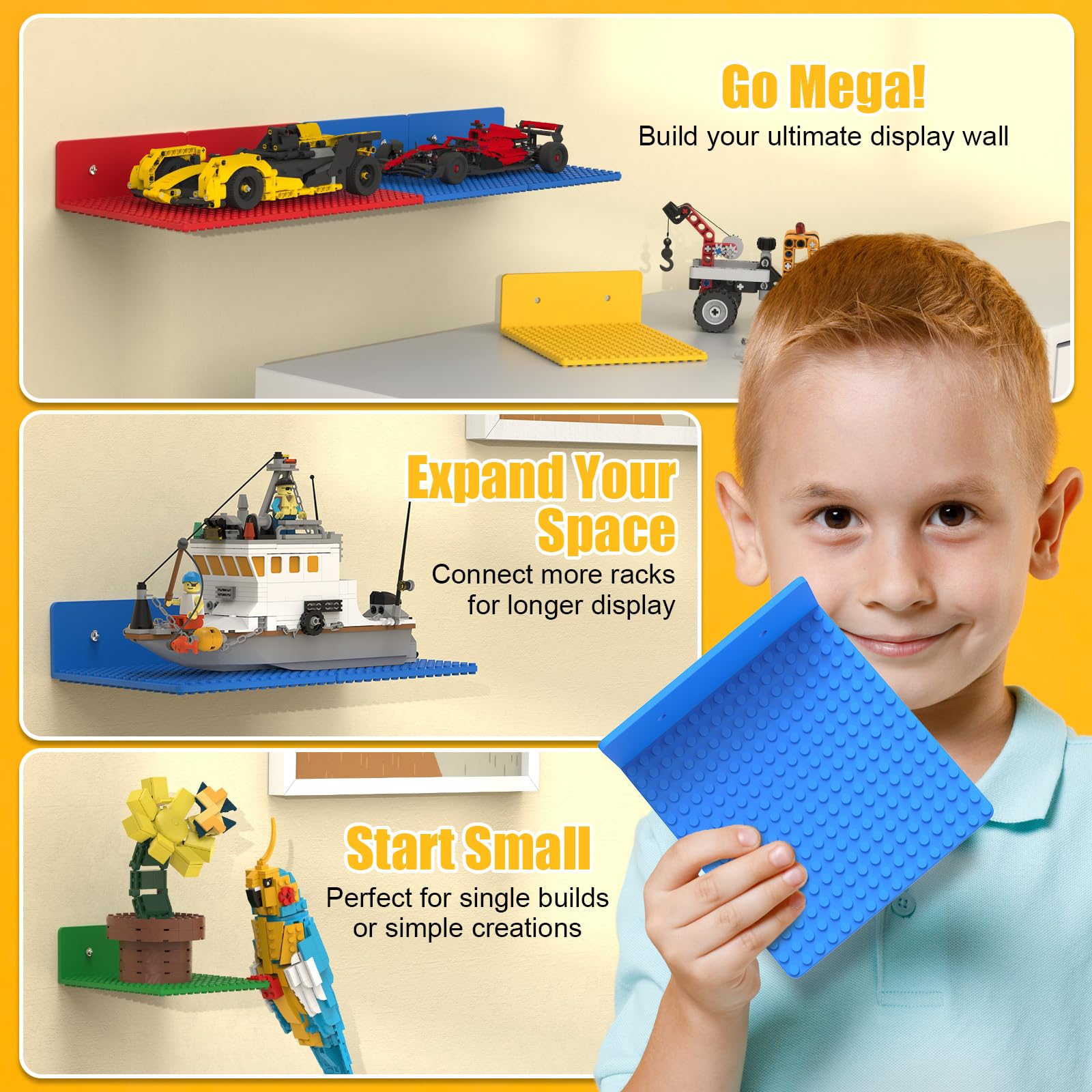 BlissBox easy-install shelves include level tool and anchors