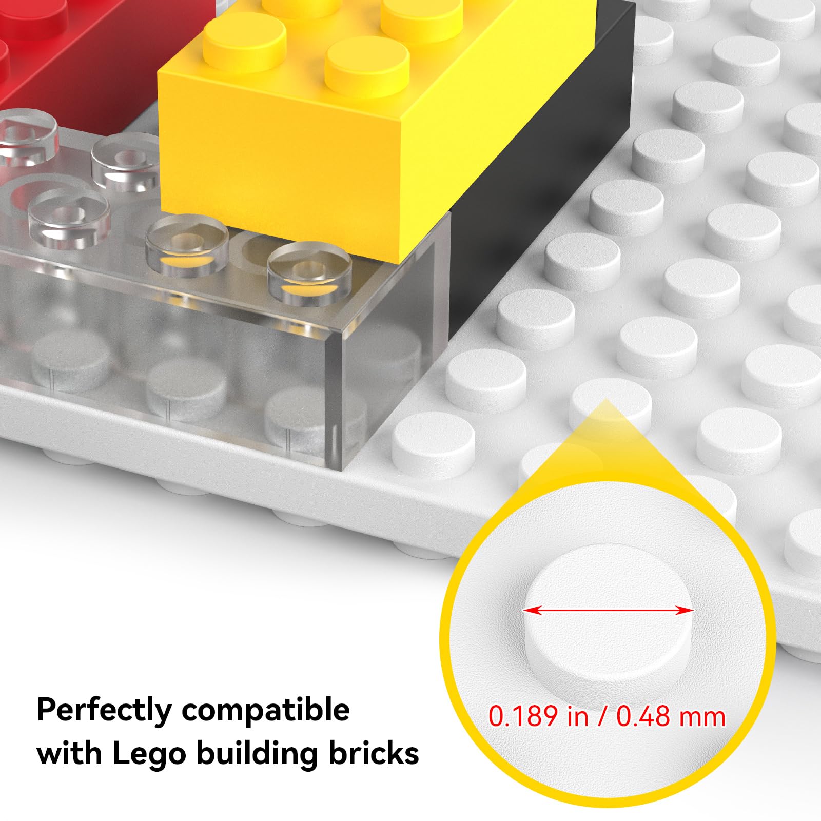 BlissBox dual-sided baseplate lets you display LEGO bricks from multiple angles.