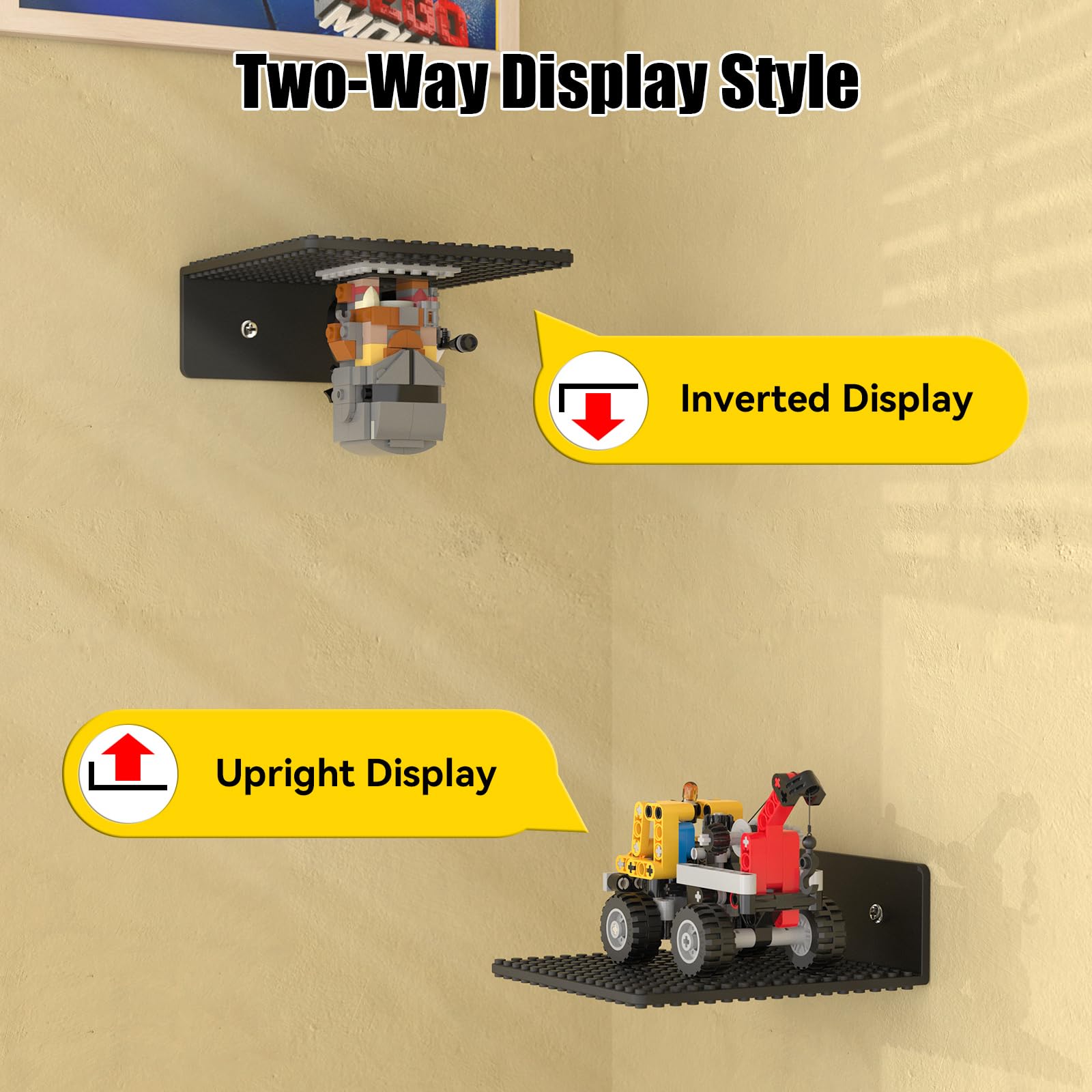 BlissBox wall-mounted display enhances room decor.