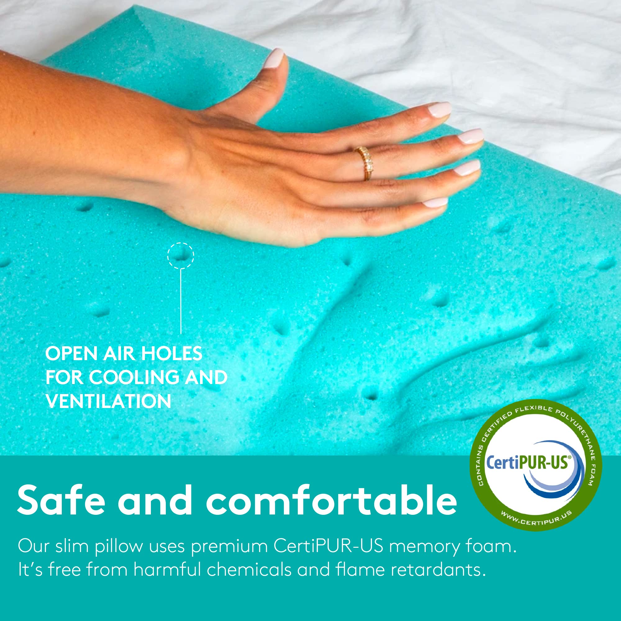BLISSBURY removable pillowcase for easy care and washing