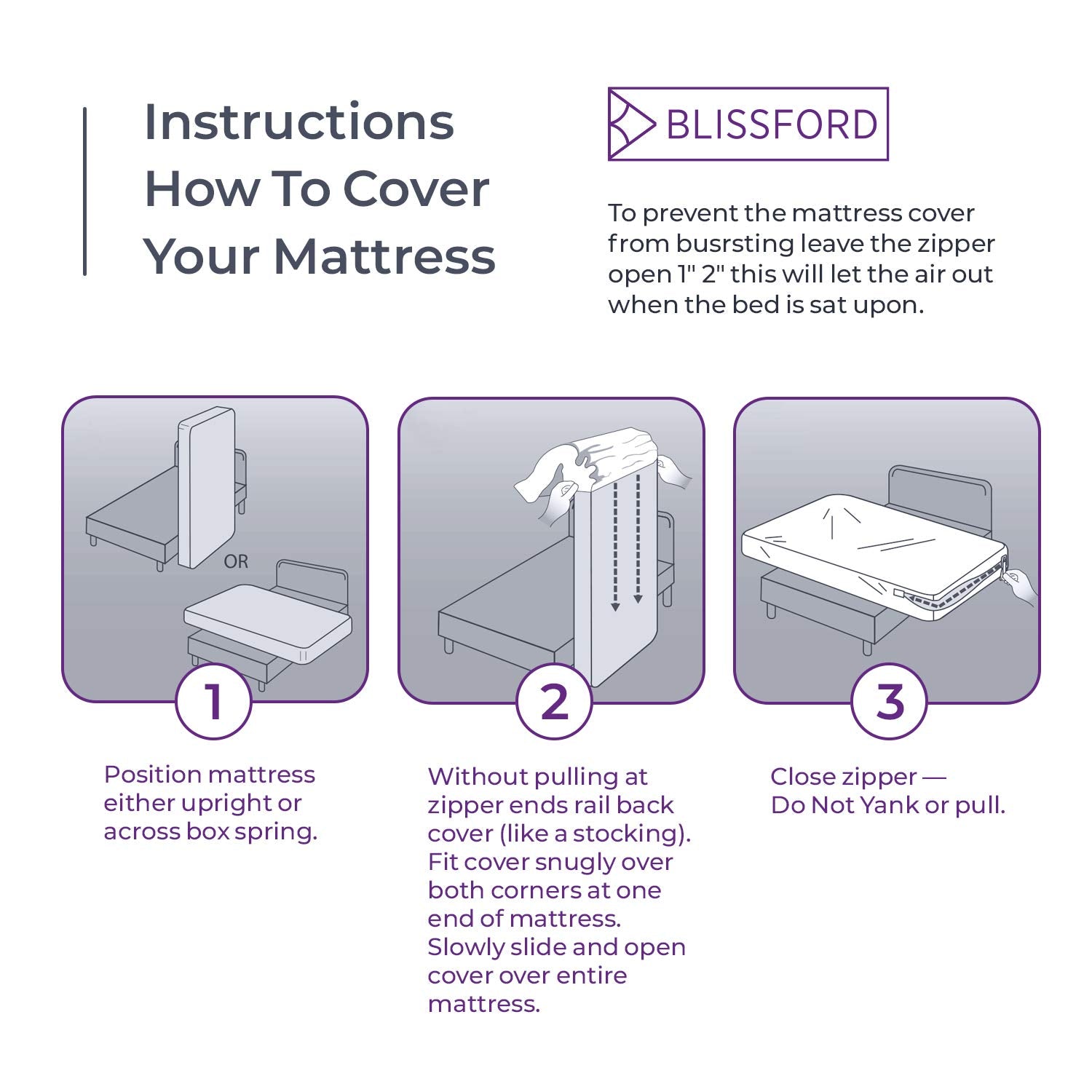 BLISSFORD easy-clean vinyl cover makes maintenance simple after spills.