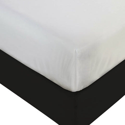 BLISSFORD plastic mattress protector on bed provides reliable full-cover protection.