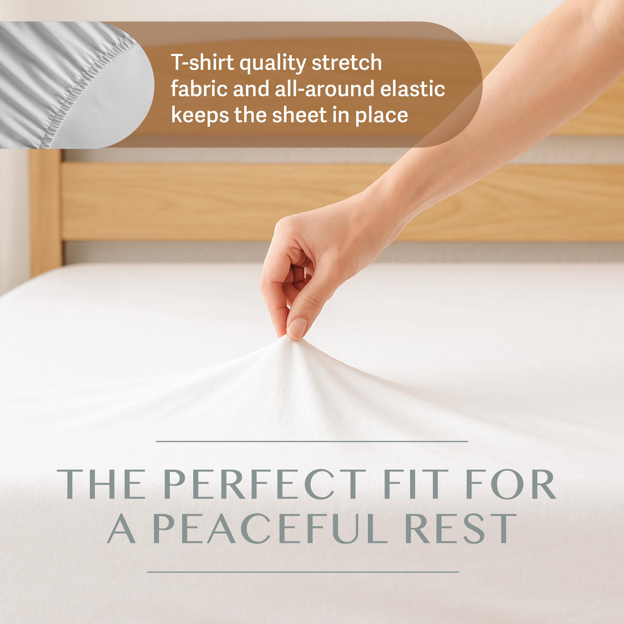 BLISSFORD two bottom sheets per pack for convenience