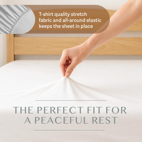 BLISSFORD two bottom sheets per pack for convenience