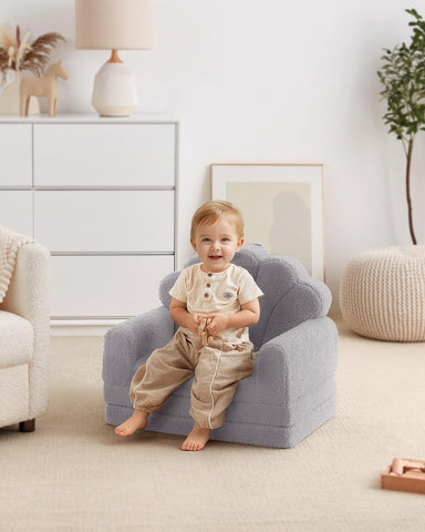 Blissful Diary foldable toddler couch during storage fits small play spaces