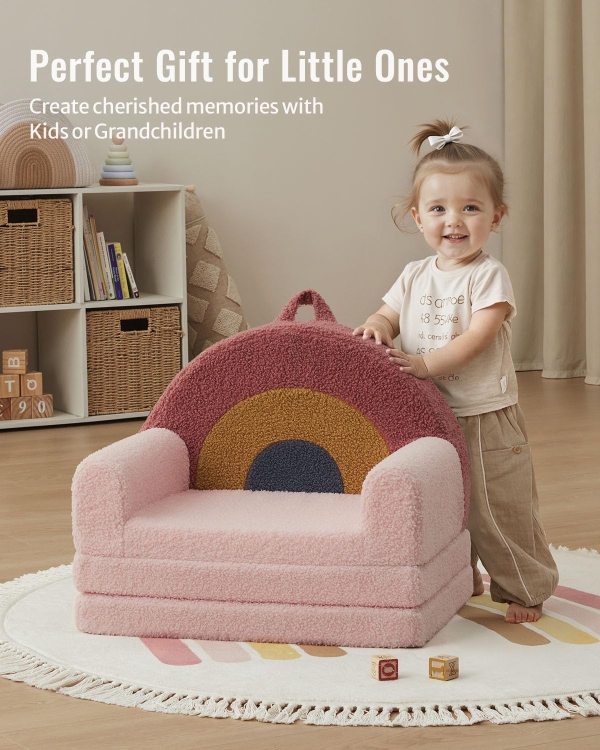 Blissful Diary 2-in-1 chair to lounger for quick transitions.