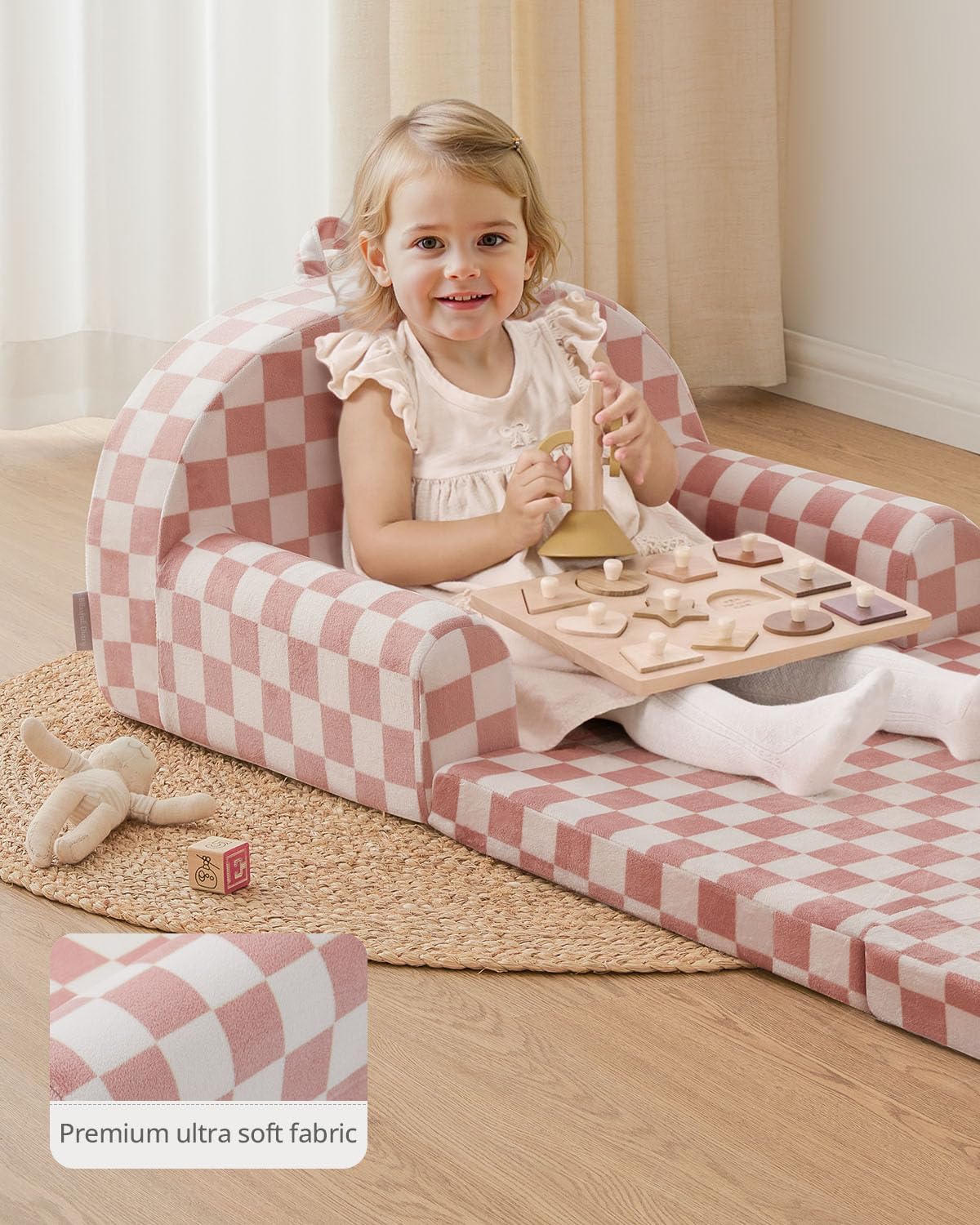 Blissful Diary sturdy high-density foam delivers firm, supportive seating.