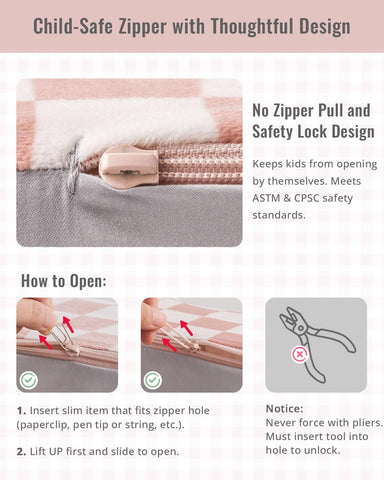 Blissful Diary pre-assembled cover is ready and machine washable.