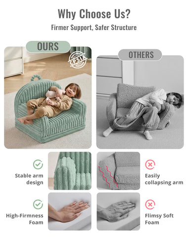 Blissful Diary stable arm design helps keep the chair steady.