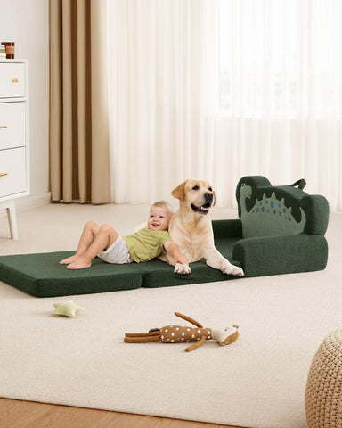 High-density foam supports growing kids with sturdy seating