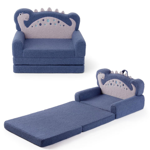 Blissful Diary Kids Couch with dinosaur design for imaginative play and comfort.
