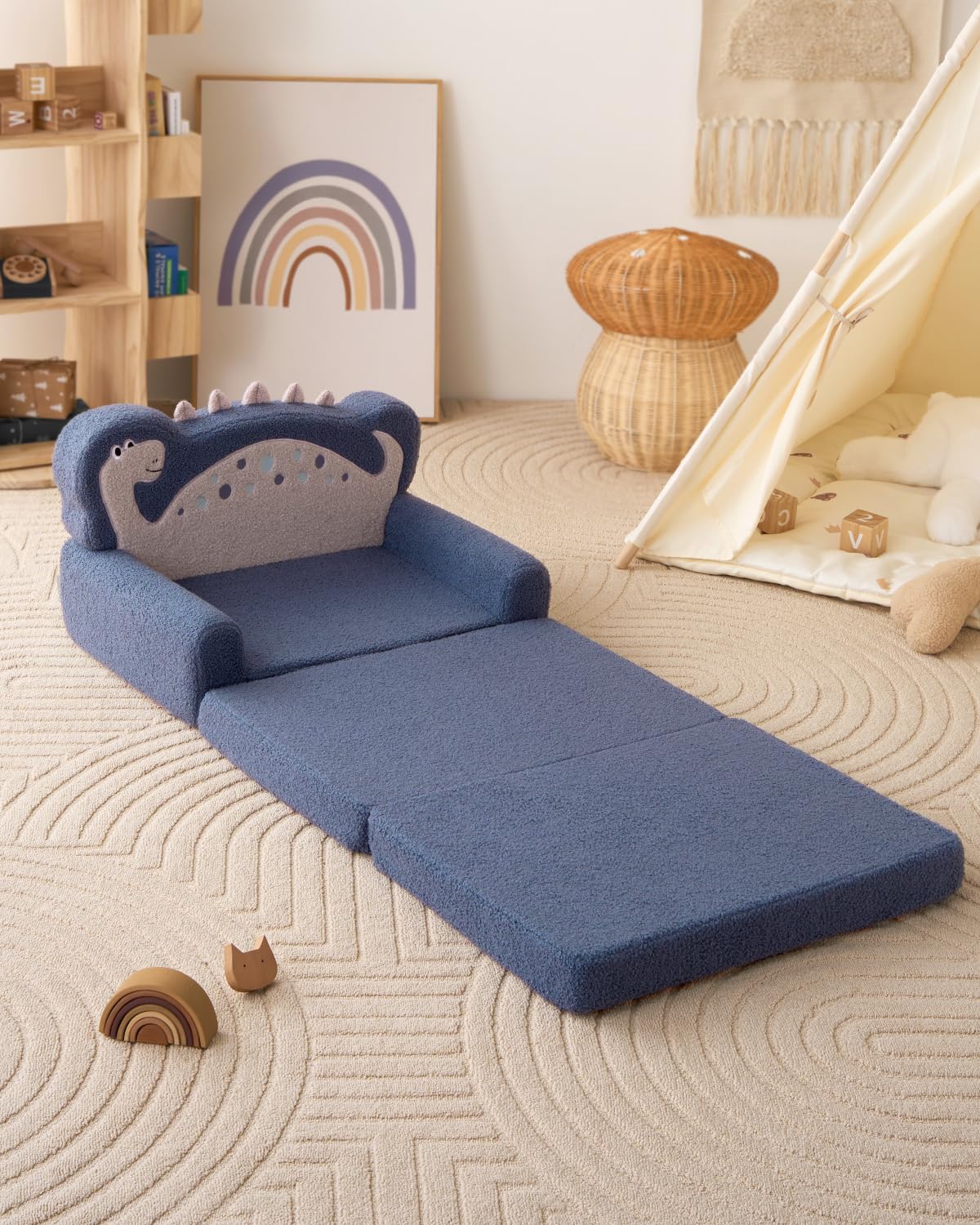 Blissful Diary Kids Couch ideal for travel and camping trips.