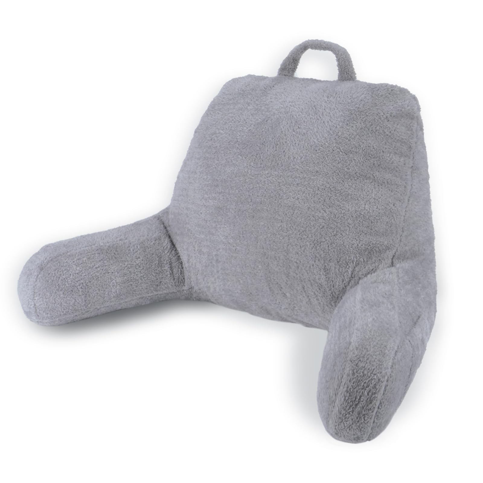 Blissful Diary reading pillow with side pockets keeps essentials within easy reach.