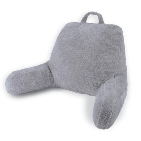 Blissful Diary reading pillow with side pockets keeps essentials within easy reach.